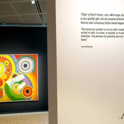 On the bond between Sonia & Robert Delaunay ... LASM — Bayraklı, İzmir.