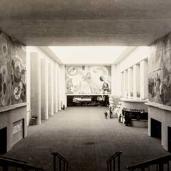 "Air, Iron & Water" fresco by R. Delaunay @ the Railways Pavilion; International Exhibition, 1937.