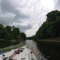 Auf der Trave durch Lübeck