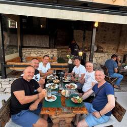 Abendessen in der Bucht