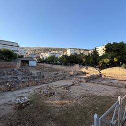 Ausgrabungsstätte in Sarande