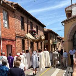 The procession following Mass.