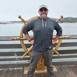 On the pier in Santa Barbara