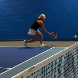 Yes, it went over the net! 😜
