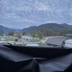 Aussicht aus dem Camper