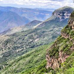 Abbruchkante des Mesa de Los Santos