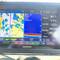 What my chartplotter shows while navigating through all the islets and rock shoals.