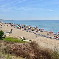 Les plages de Barcelone un dimanche de juin