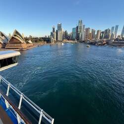 We caused a big blockage of Circular Quay