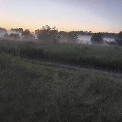 La brume se lève... Cette nuit sera la plus froide de mon voyage