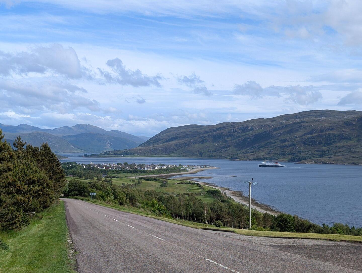 Blick auf Ullapool