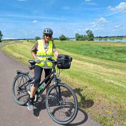 Wir sind hier quasi allein unterwegs 🚴‍♂️🚴‍♀️