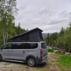 unser schlafplatz für diese nacht - Mjonøy Camping