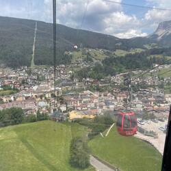 Ortisei from cable car