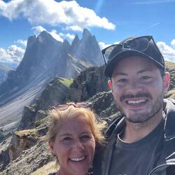 So happy to be at the top!