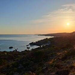 Remontée vers Ulysse au coucher du soleil