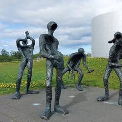 Sculpture outside