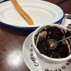 I got leftover churros for being a good girl at the doctor's office.