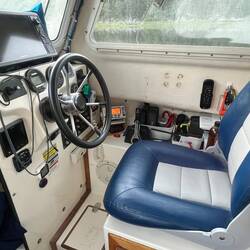 Cabin helm.