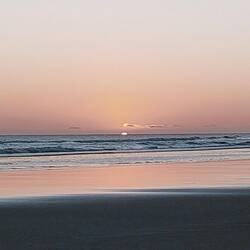 Stopped to watch the sun rise