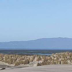 The other side of the spit. Had to climb a sand fune