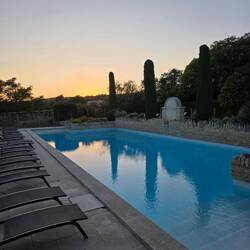 Arrived near sunset--had to check out the pool.