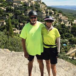 First morning in Gordes...hitting the bikes to explore the area.