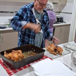 Roast Chicken dinner by Mick