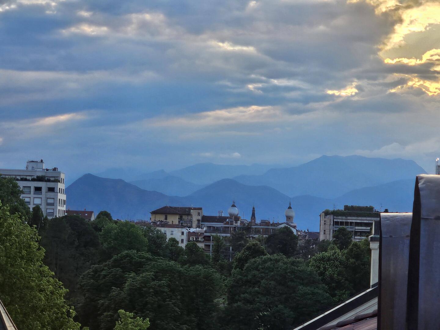 The view from my accommodation
