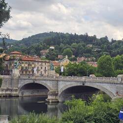 Bridge over the Po river