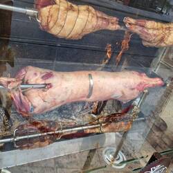 Lamm am Spieß