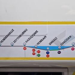 U-Bahn unter dem Meer nach Asien