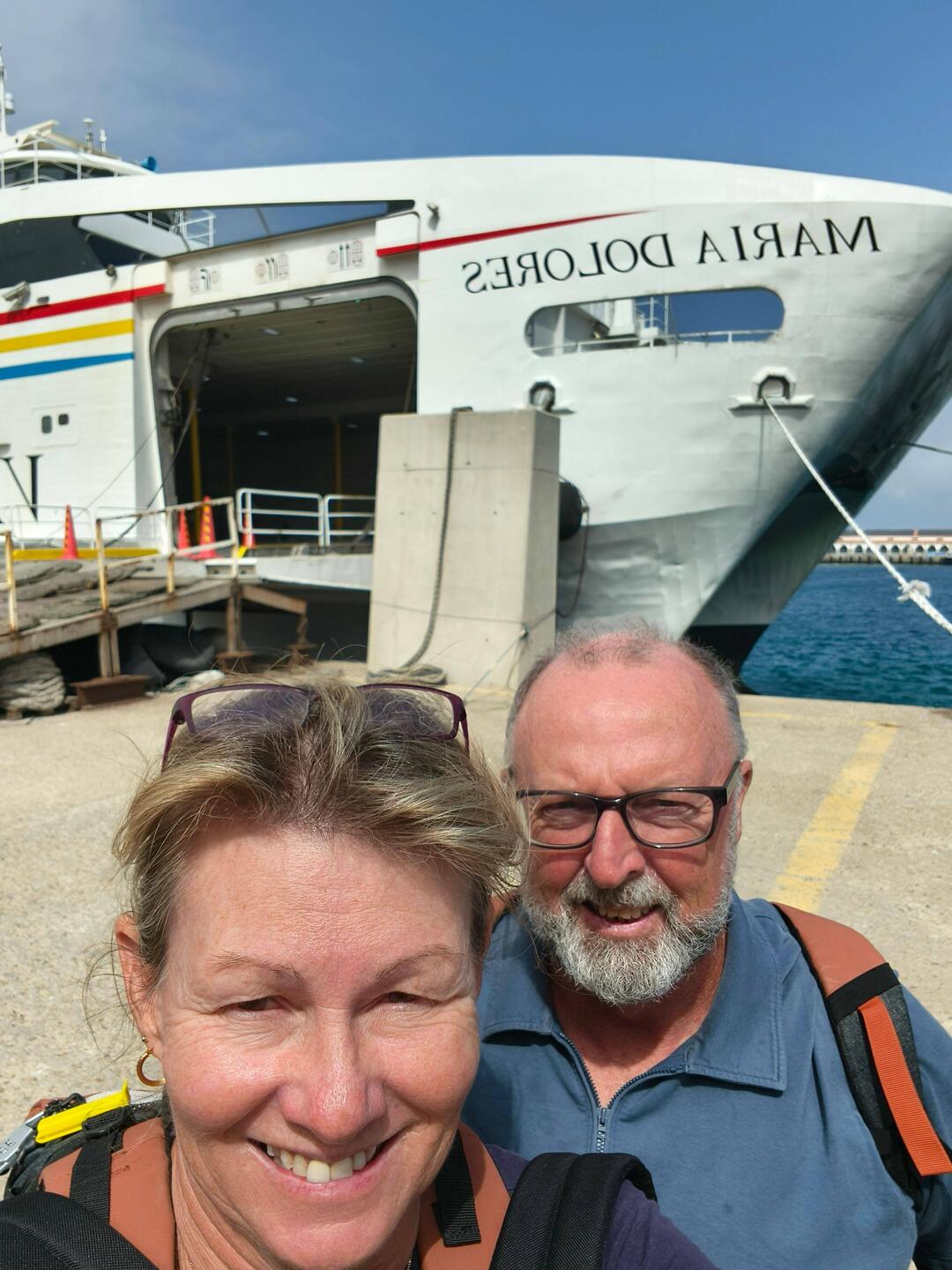Getting onto the ferry from Tarifa
