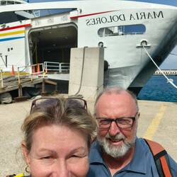 Getting onto the ferry from Tarifa