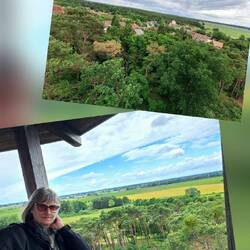 Blick auf Klietznick und Umgebung