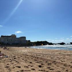 Sonniges Wetter am La Grande Plage