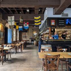 The pub downstairs