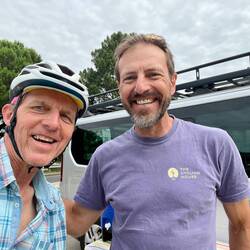 Rencontre avec Steve, un américain qui organise des bike tours