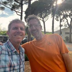 Belle rencontre avec Lars qui terminera son voyage à Barcelone