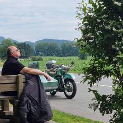 Währendessen die Landschaft genießen