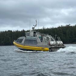 Naiad Explorer, whale watching boat.