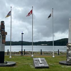 Port Hardy park memorial.