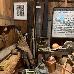 One of several displays in the Port Hardy museum.