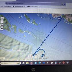 My Inreach track today.
