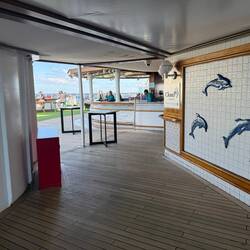 One of the bars onboard