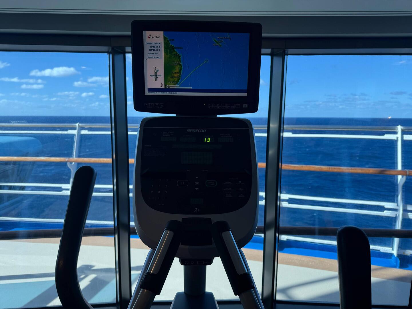 Not a bad view for a gym!