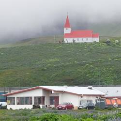 Vik; church