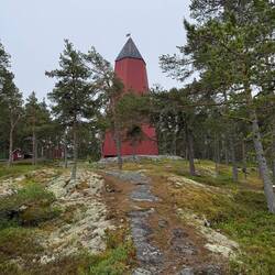 Auch der Leuchtturm fällt etwas kleiner aus als normal
