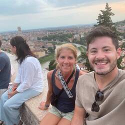 Waiting for dark and Verona lights