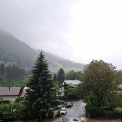Frühmorgens der Blick aus dem Fenster stimmt sehr optimistisch